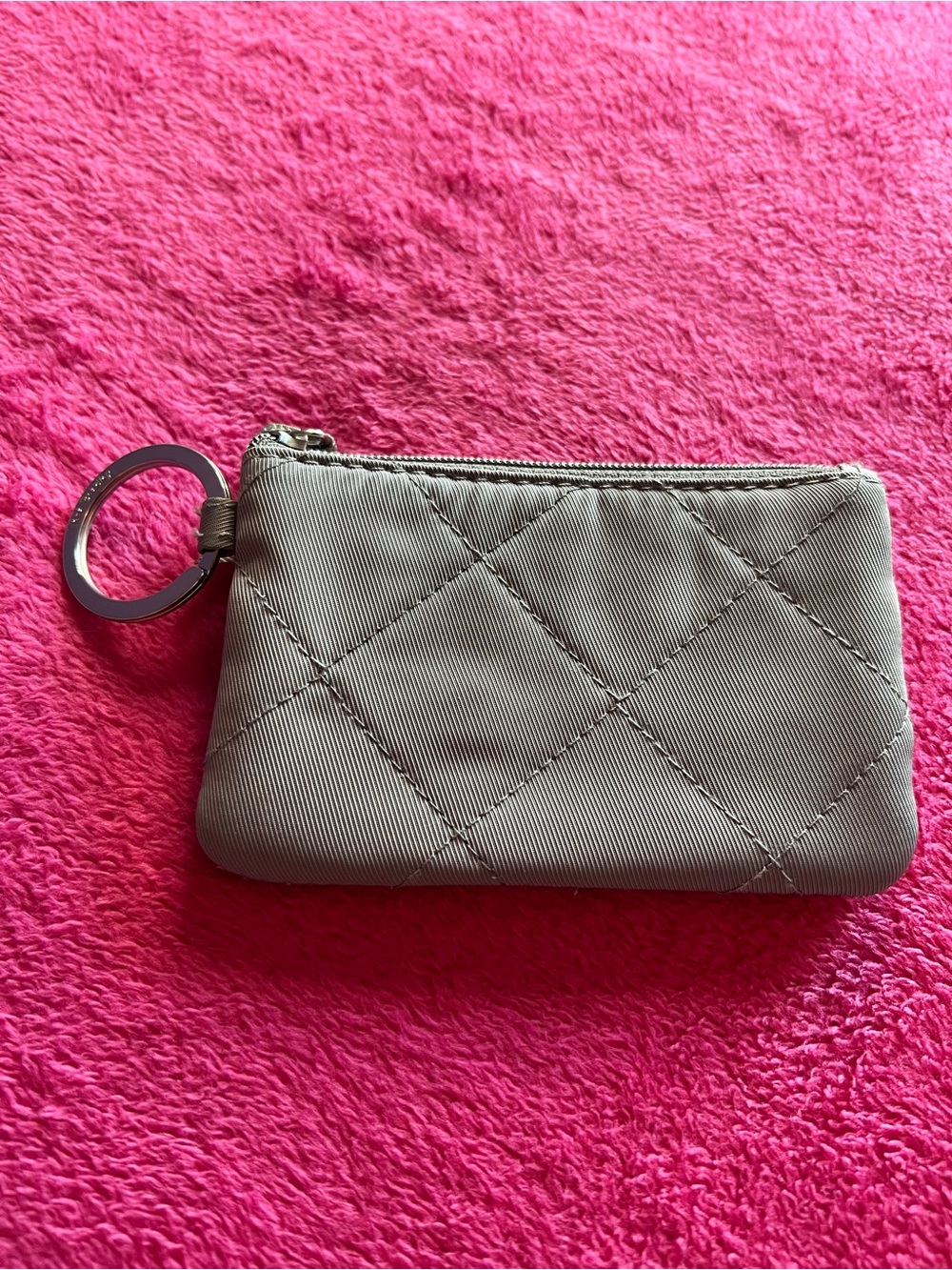 Gray Zip ID Vera Bradley